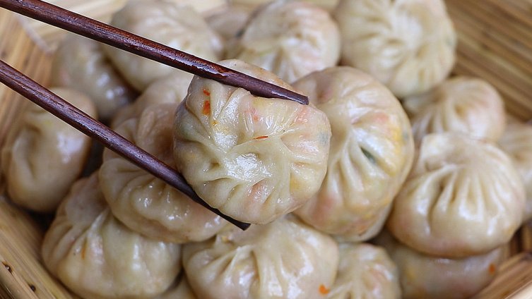 【包菜包子】适合冬天的懒人包子,不发面不烫面,做2锅3天不早起。